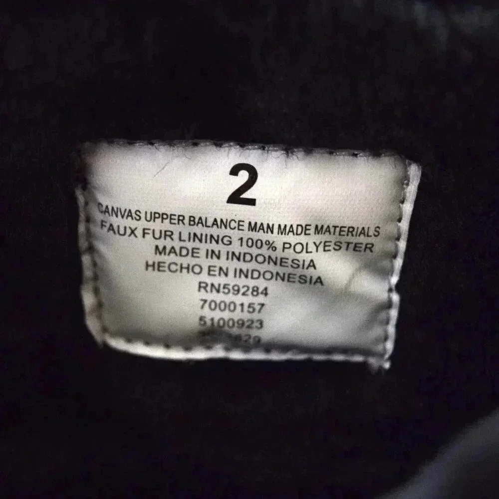 THE CHILDREN'S PLACE BlackWinter Snow Boots Size 2